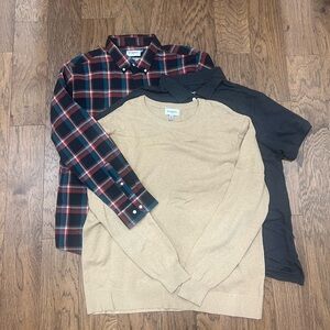 XL Good Fellow Bundle (polo, sweater, and button down)